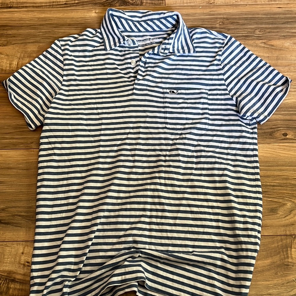Men’s vineyard vines stripped polo size xs